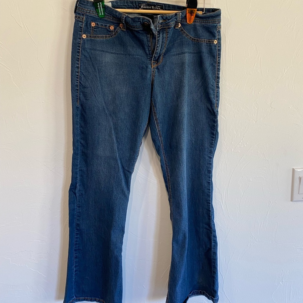 Source of Wisdom Jeans, size 16, slim boot cut